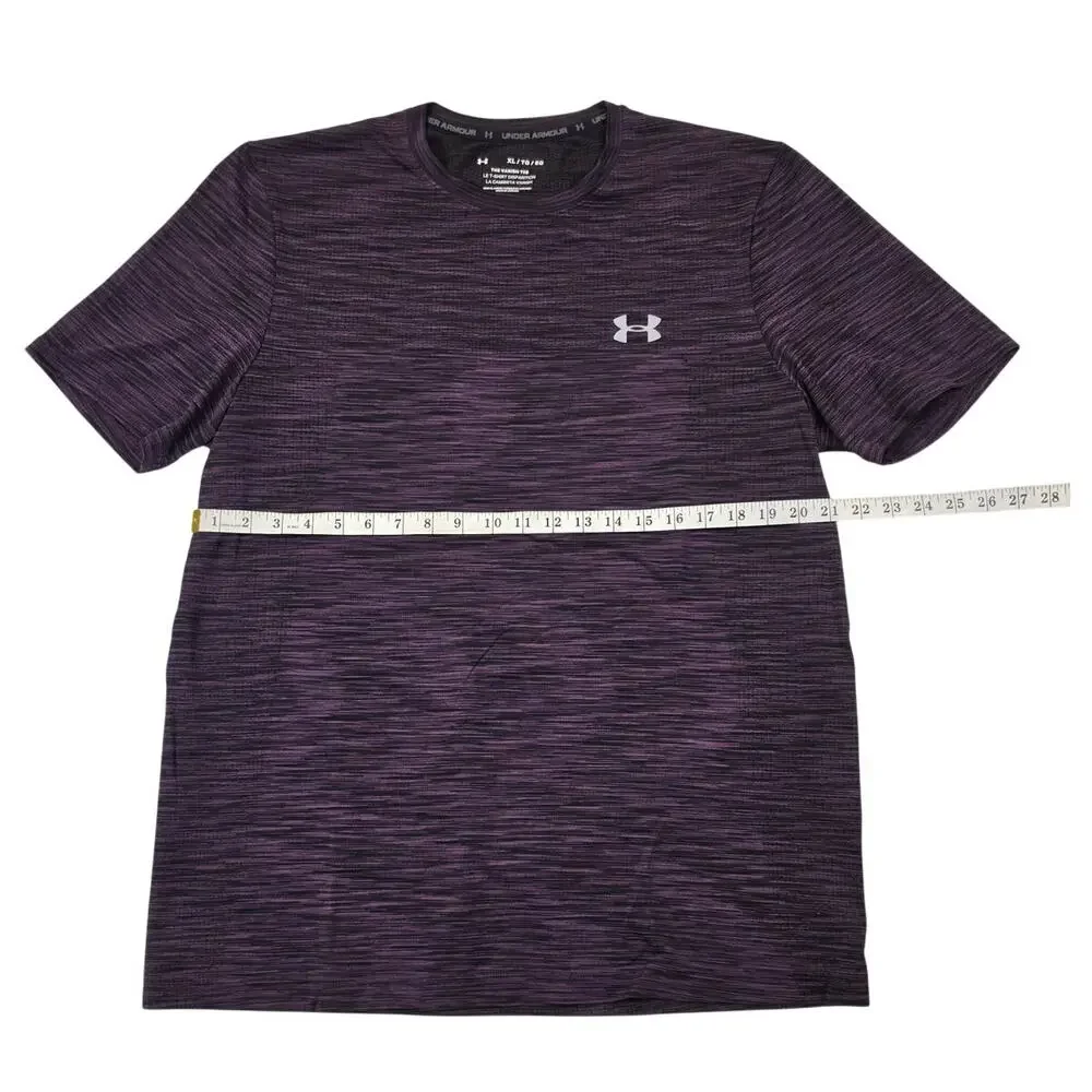 Under Armour Mens XL Vanish Tee Short Sleeve Athletic T Shirt Purple Heather